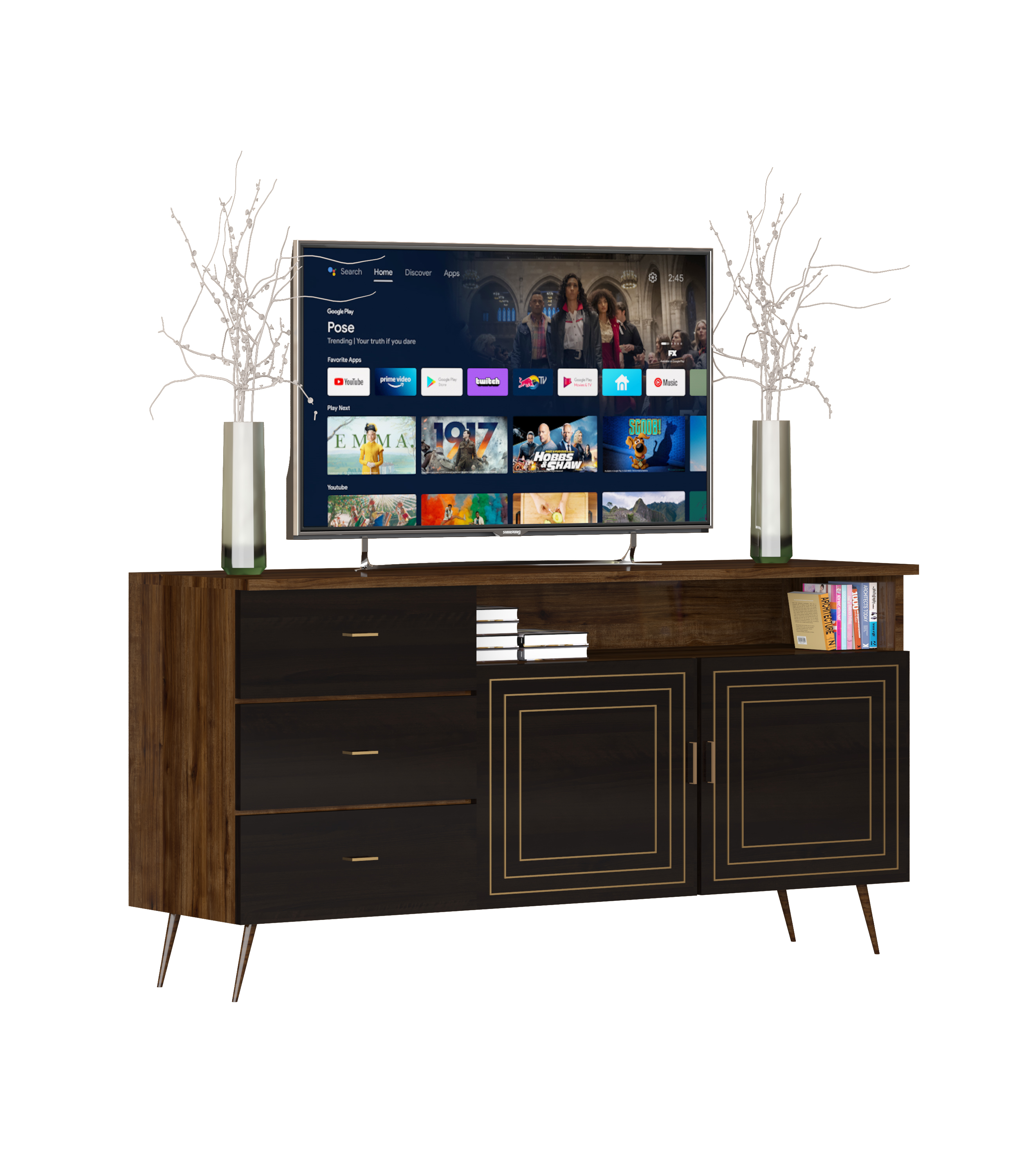 TV UNIT RA554 - by Red Apple Furniture.