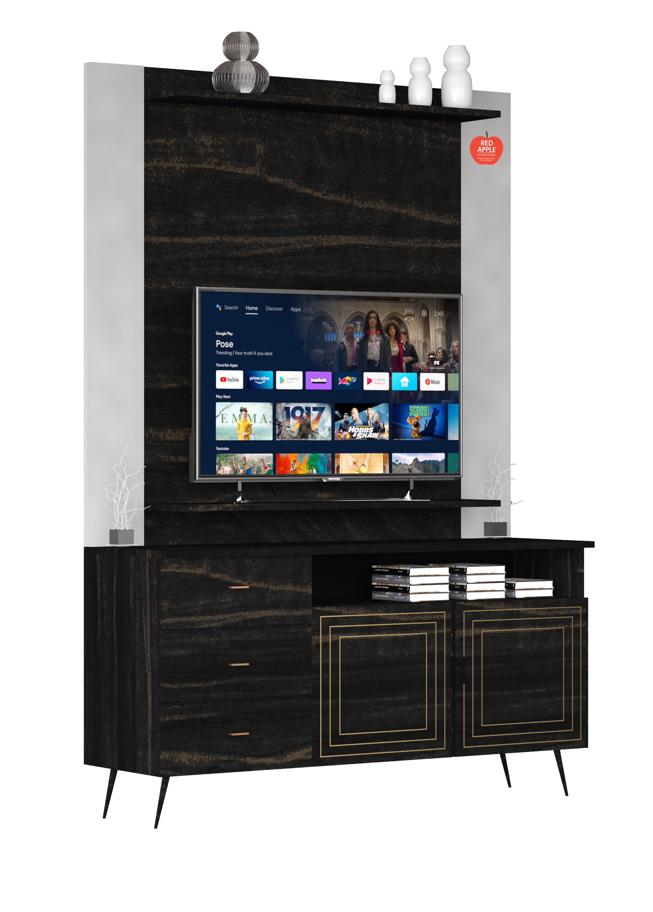 TV UNIT RA507 - by Red Apple Furniture.