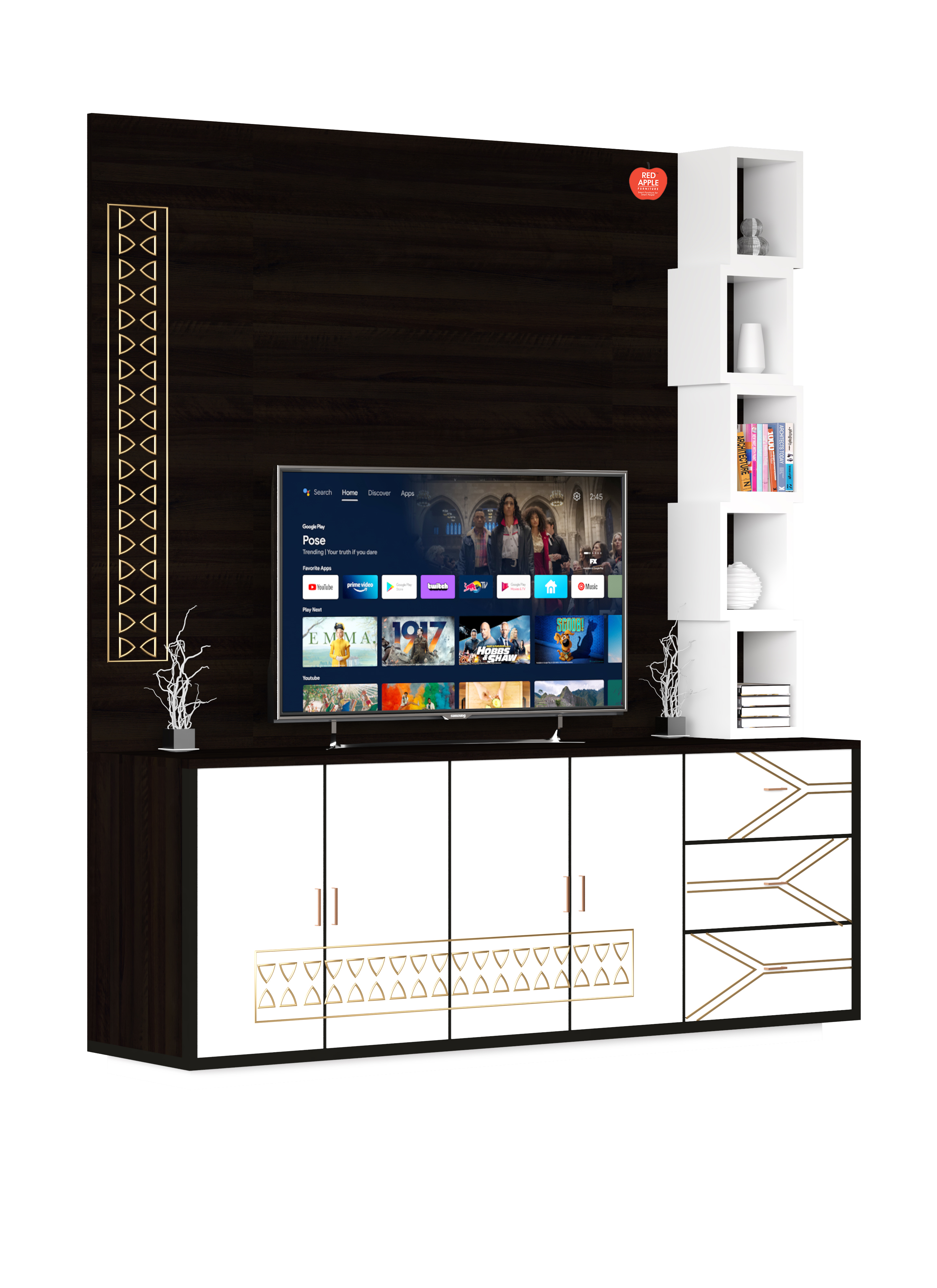 TV UNIT RA508 - by Red Apple Furniture.
