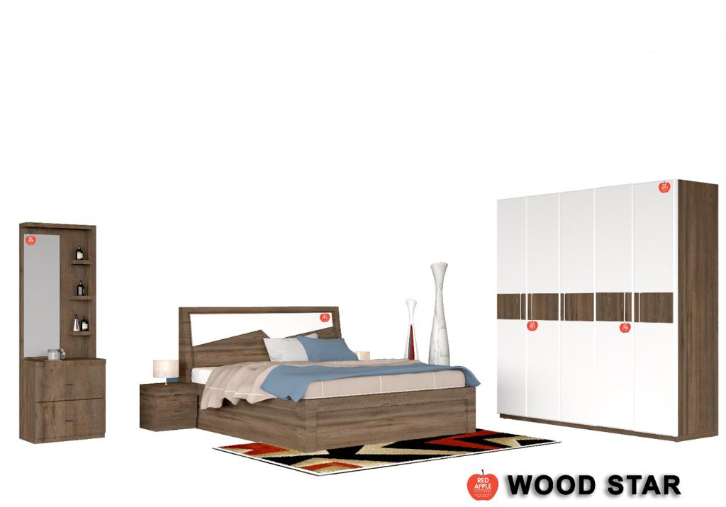 Bedroom Set WOODSTAR RA110 - by Red Apple Furniture.