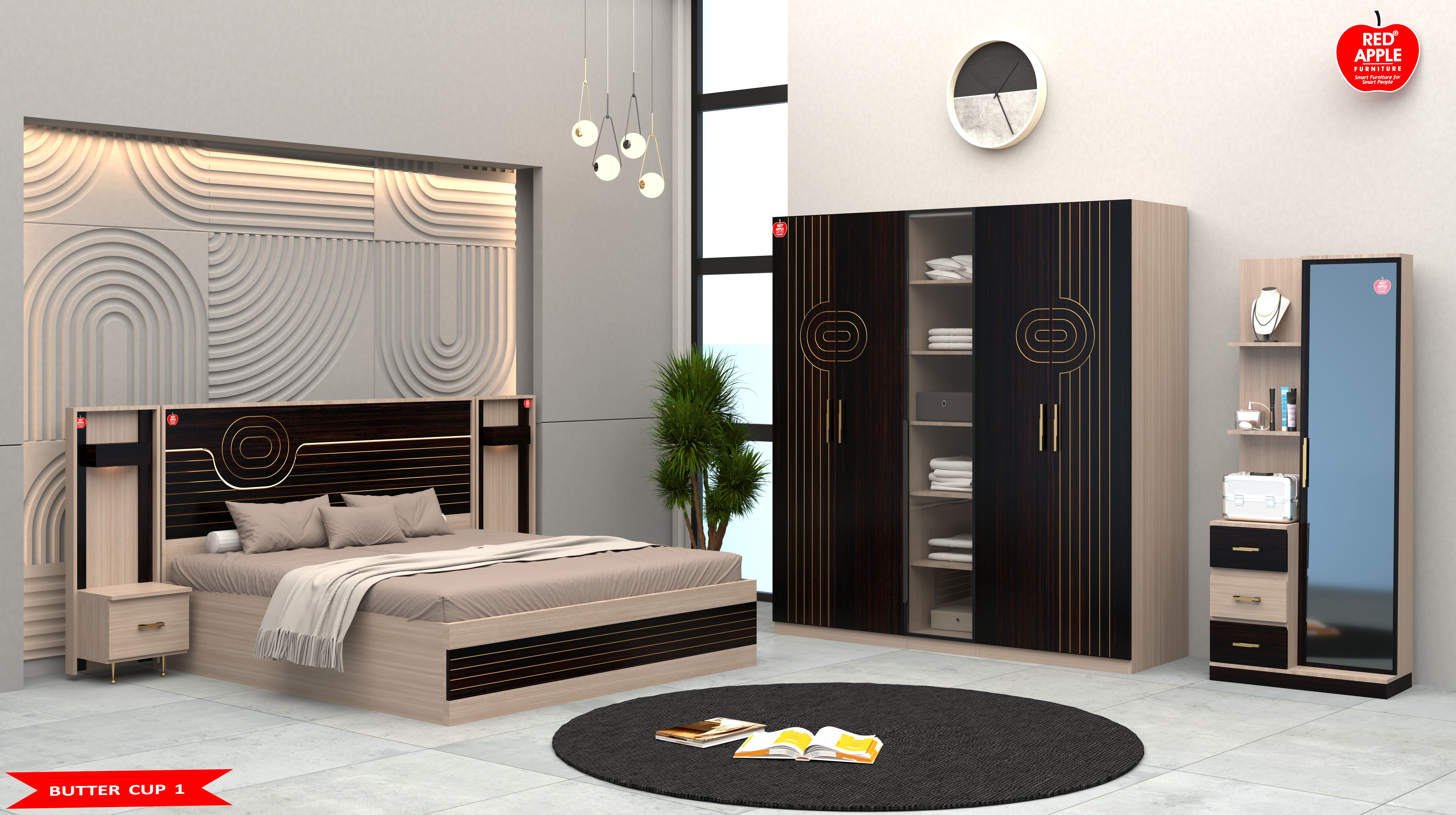 Bedroom Set BUTTER CUP-1 RA140 - by Red Apple Furniture.
